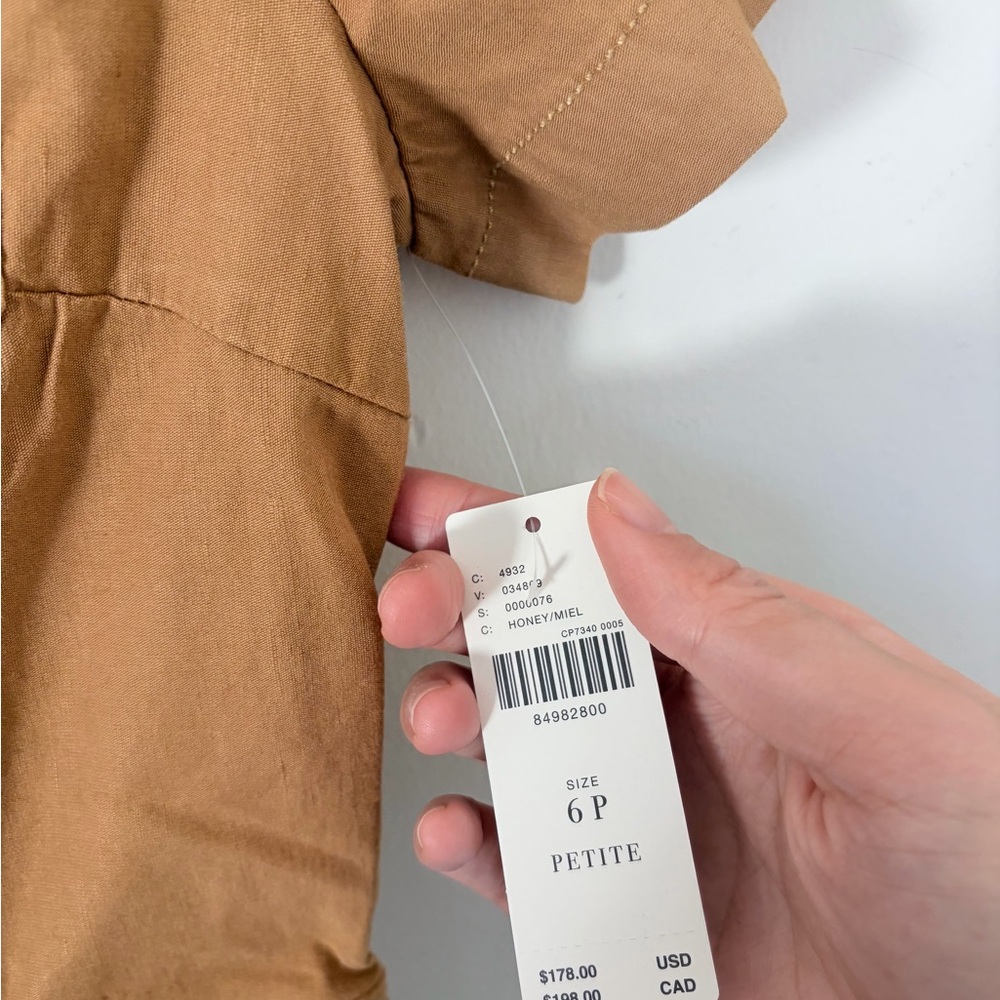 NWT $178 Anthropologie The Colette Weekend Jumpsuit by Maeve 6P - Picture 6 of 13